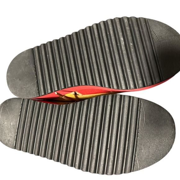 Excellent condition Buffalo London platform sneakers tower 9 red leopard 40 - Picture 6 of 11